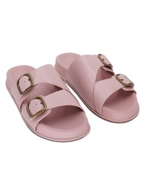 Giani Bernini Zariah Double Strap Slide Footbed Sandals Perennial Rose Size 9M